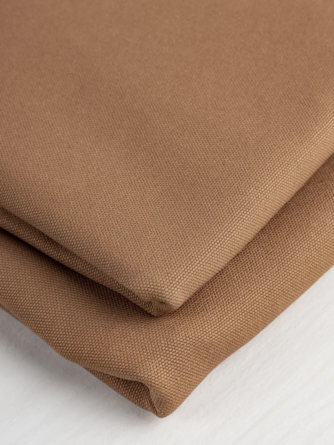 Midweight Organic Cotton Canvas - Caramel