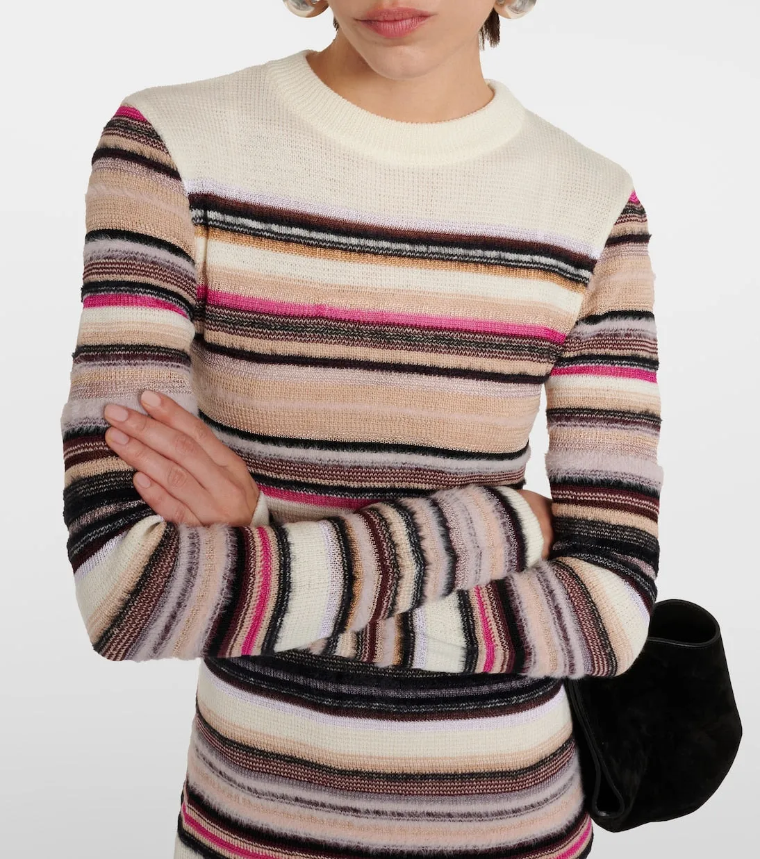 Missoni wool blend maxi dress, multicolor