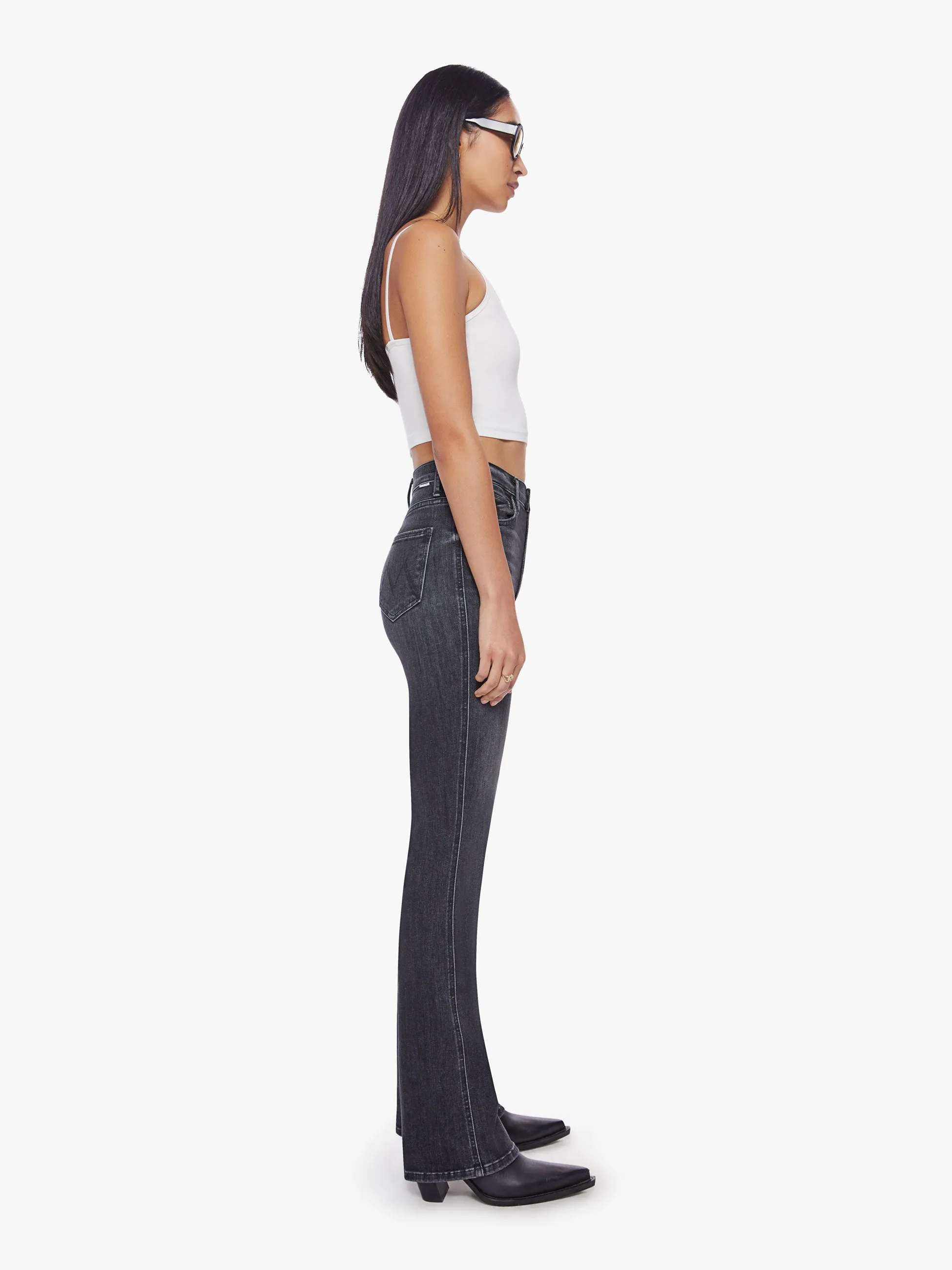 Mother Denim - HW Smokin Double Heel in Smoking Section