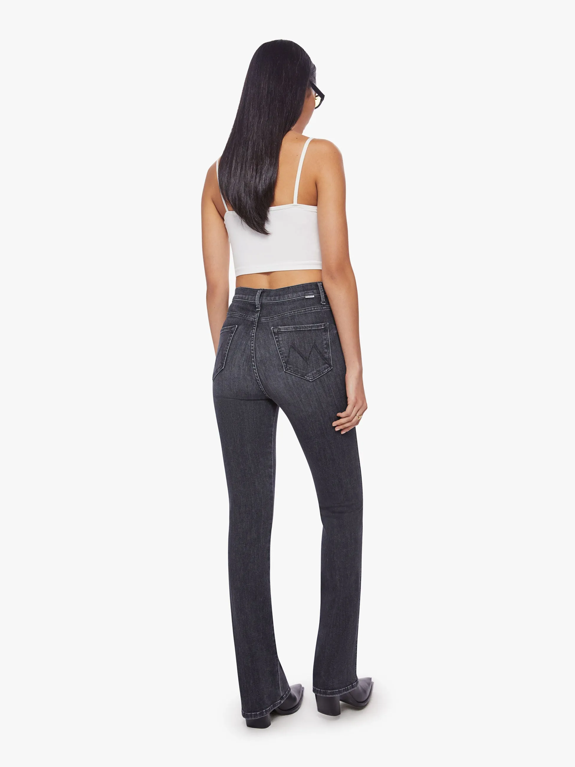 Mother Denim - HW Smokin Double Heel in Smoking Section