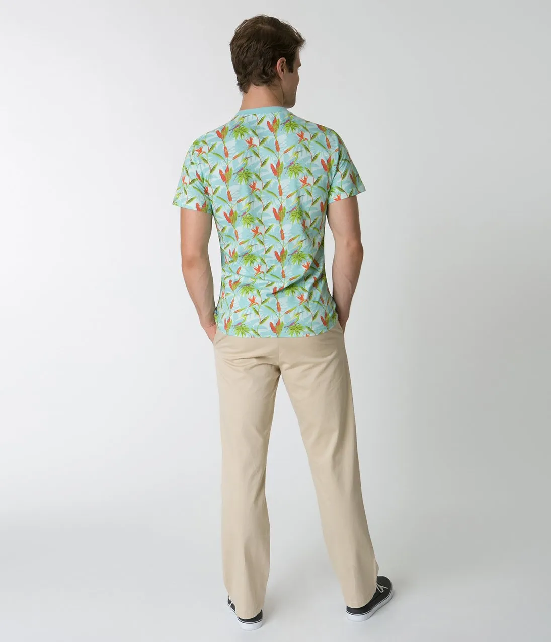 Natural Tan Mens Cotton Harbor Pants