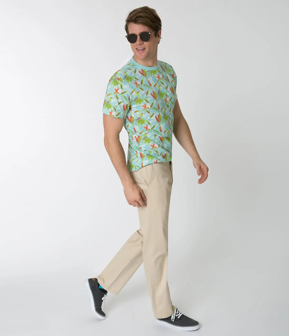 Natural Tan Mens Cotton Harbor Pants