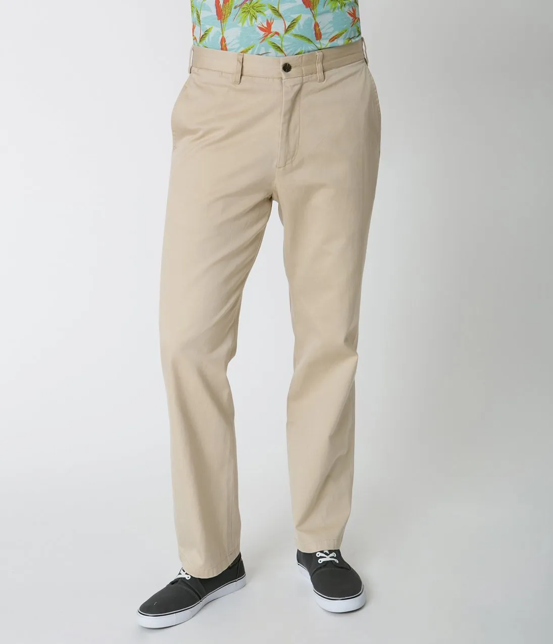 Natural Tan Mens Cotton Harbor Pants
