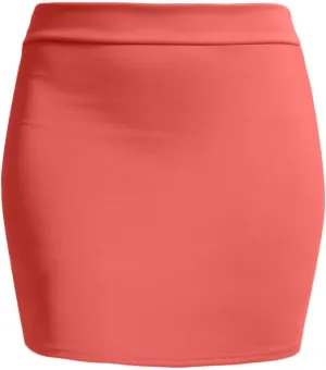 NE PEOPLE Women's Mini Skirt  Stretch Knit Bodycon Slim Fit Pencil Solid Skirts Made in USA