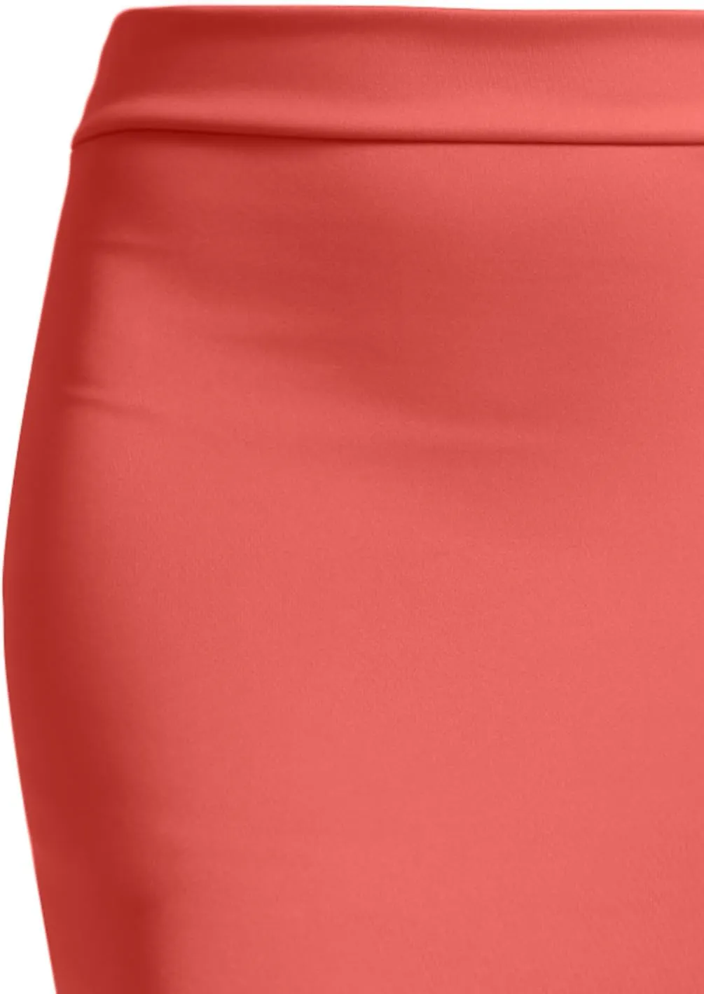 NE PEOPLE Women's Mini Skirt  Stretch Knit Bodycon Slim Fit Pencil Solid Skirts Made in USA
