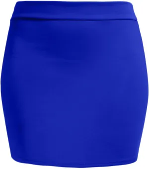 NE PEOPLE Women's Mini Skirt  Stretch Knit Bodycon Slim Fit Pencil Solid Skirts Made in USA