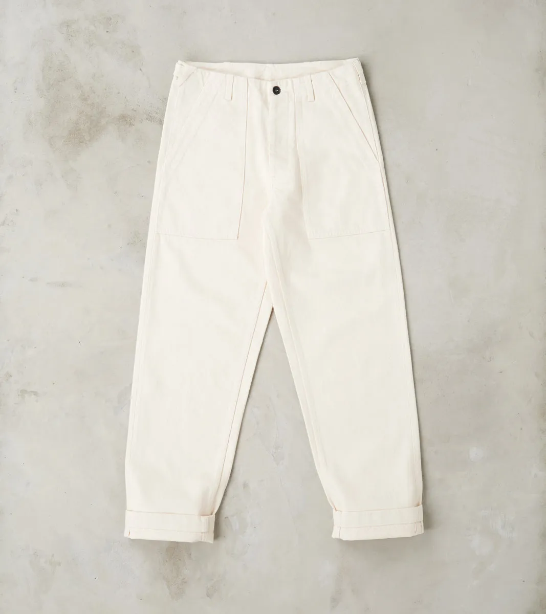 New Fatigue Trouser - Natural Selvedge Denim