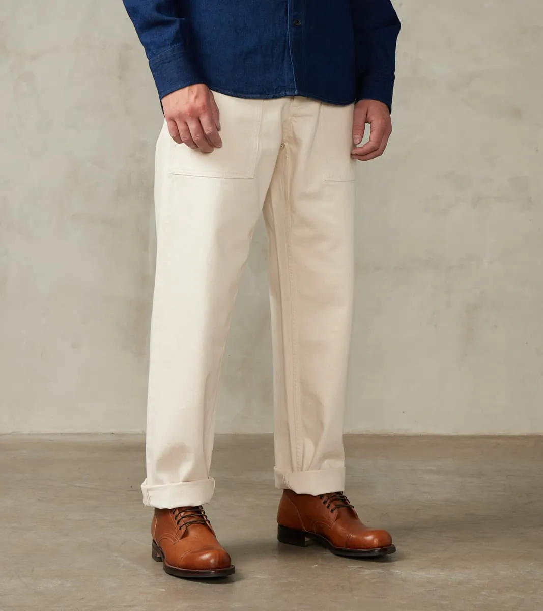 New Fatigue Trouser - Natural Selvedge Denim
