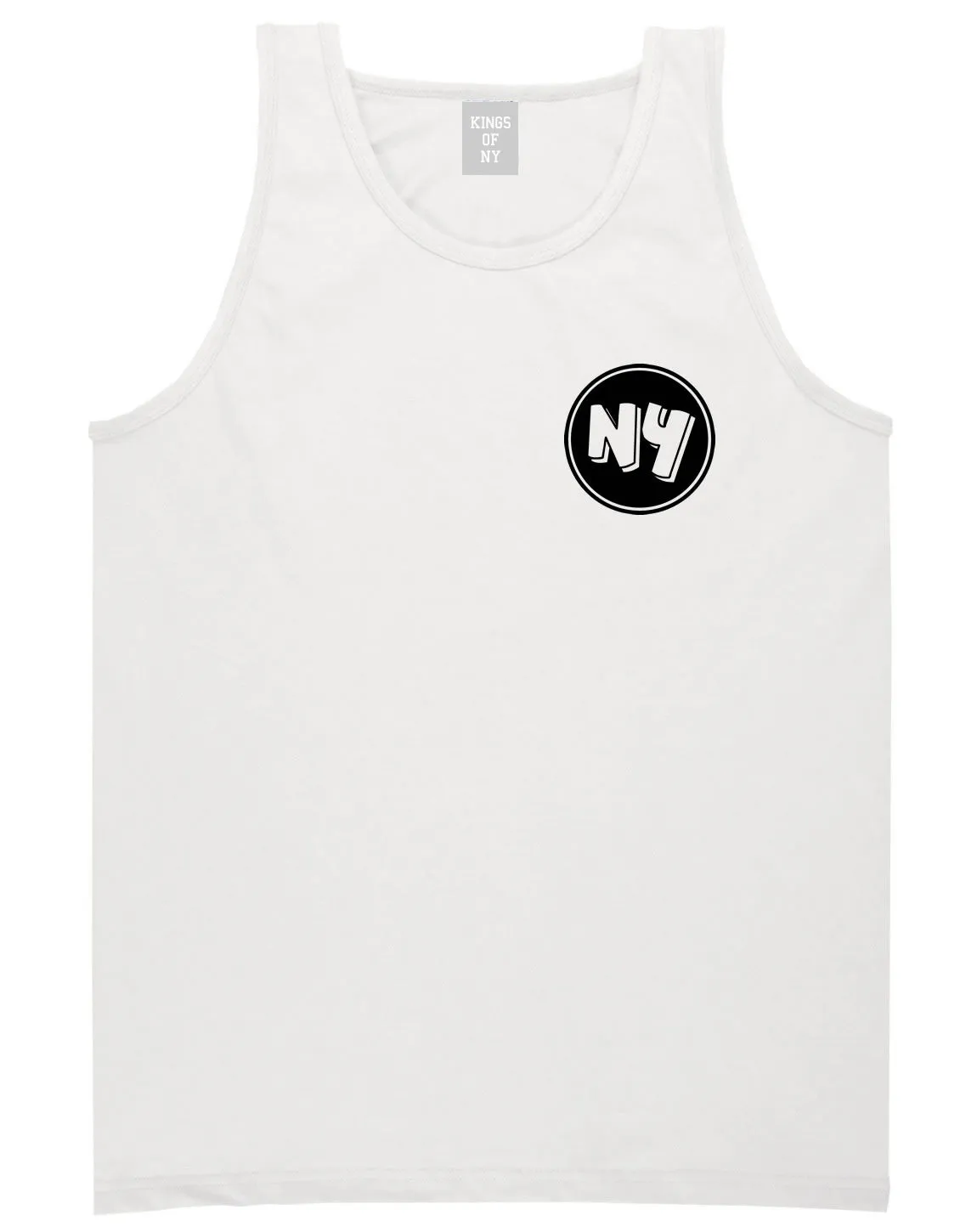NY Circle Chest Logo Tank Top