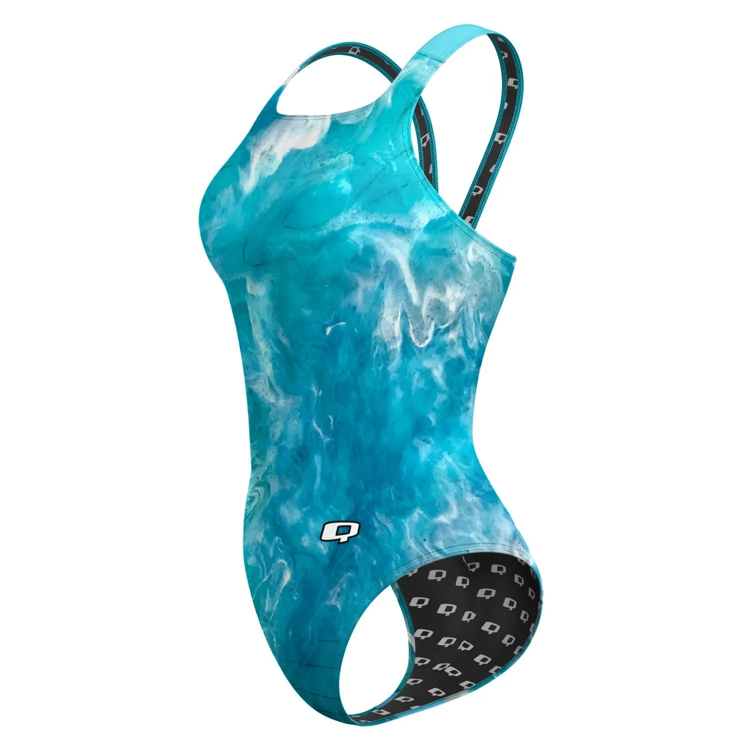Ocean Topo Classic Strap Swimsuit