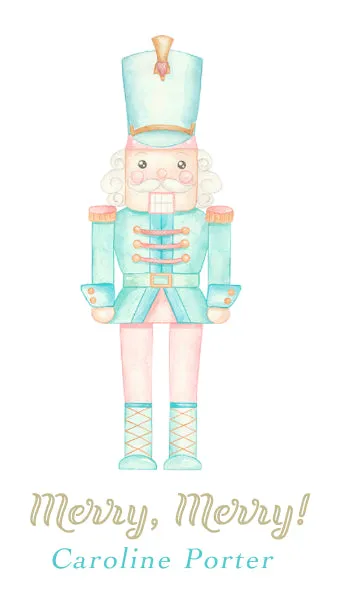 Pastel Nutcracker Tag