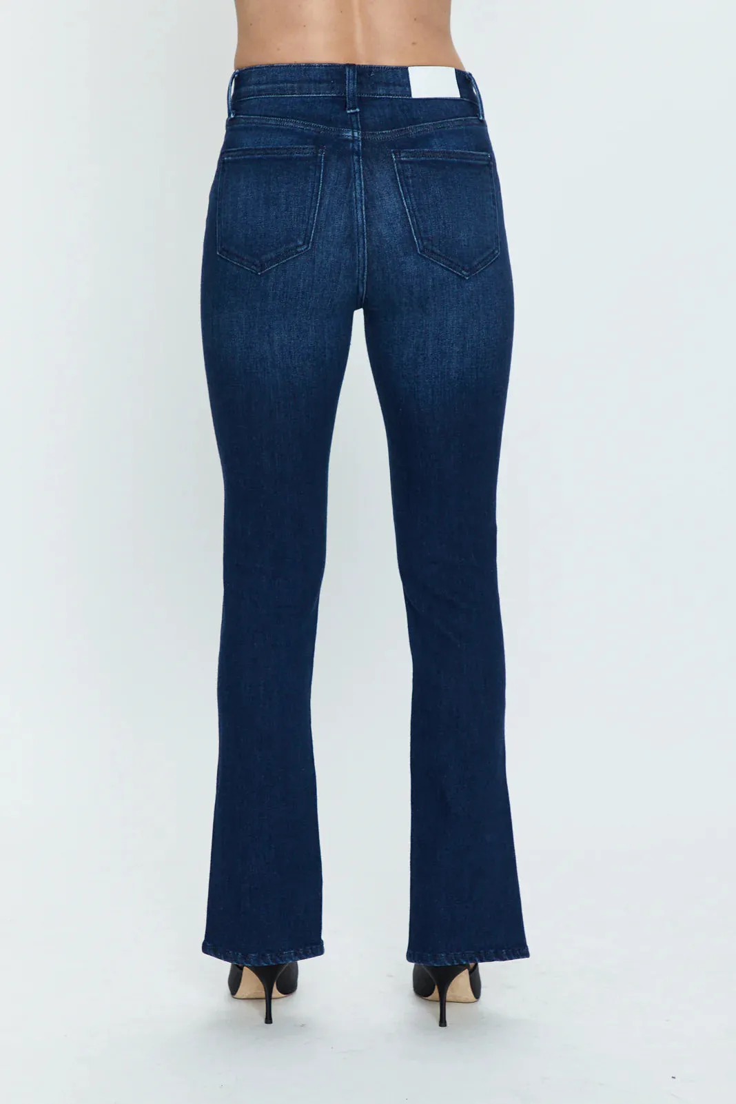 PIS Teagan High Rise Vented Cigarette Jeans in Urban Spree