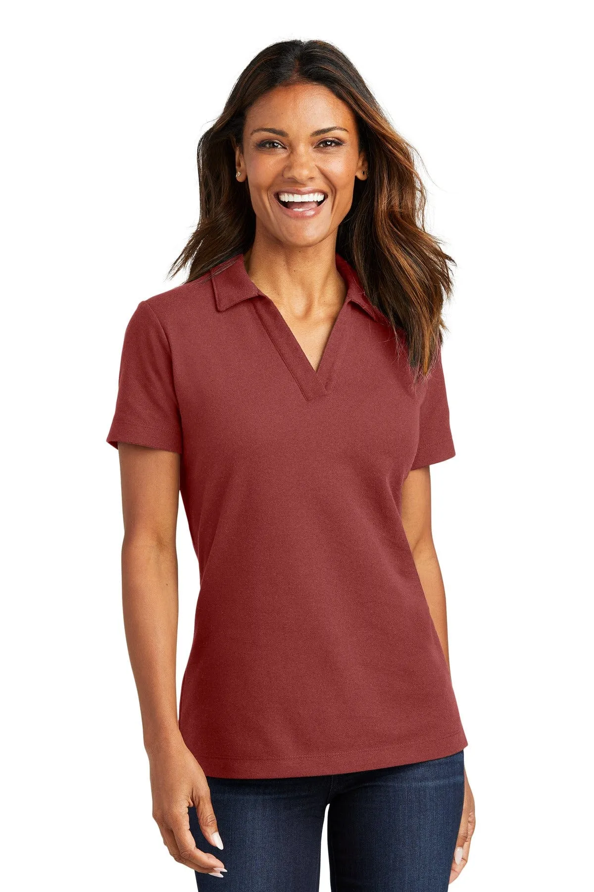 Port Authority LK867: Ladies C-FREE Cotton Blend Pique Polo