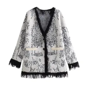 Pre Order:  Frilly Cuffs and Hems Knit Sweater