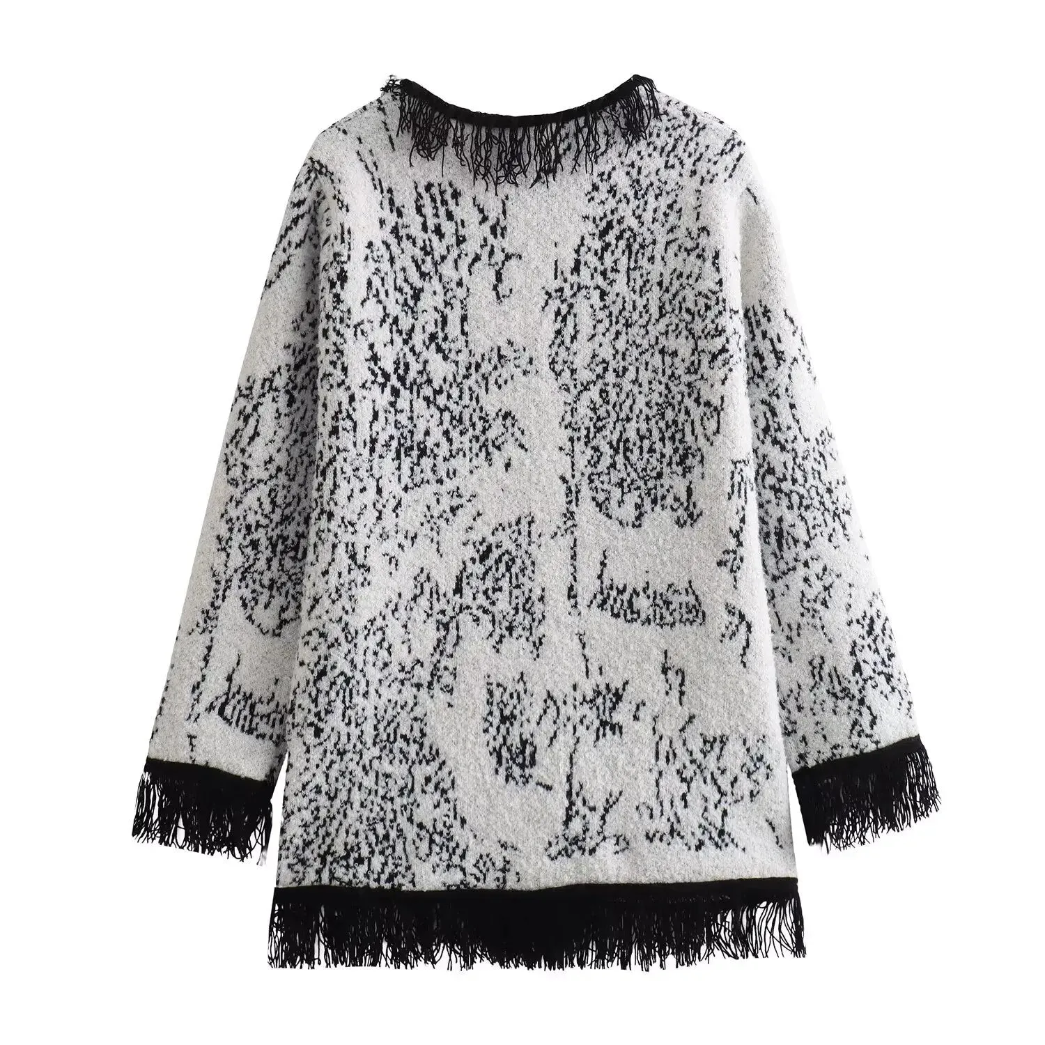 Pre Order:  Frilly Cuffs and Hems Knit Sweater
