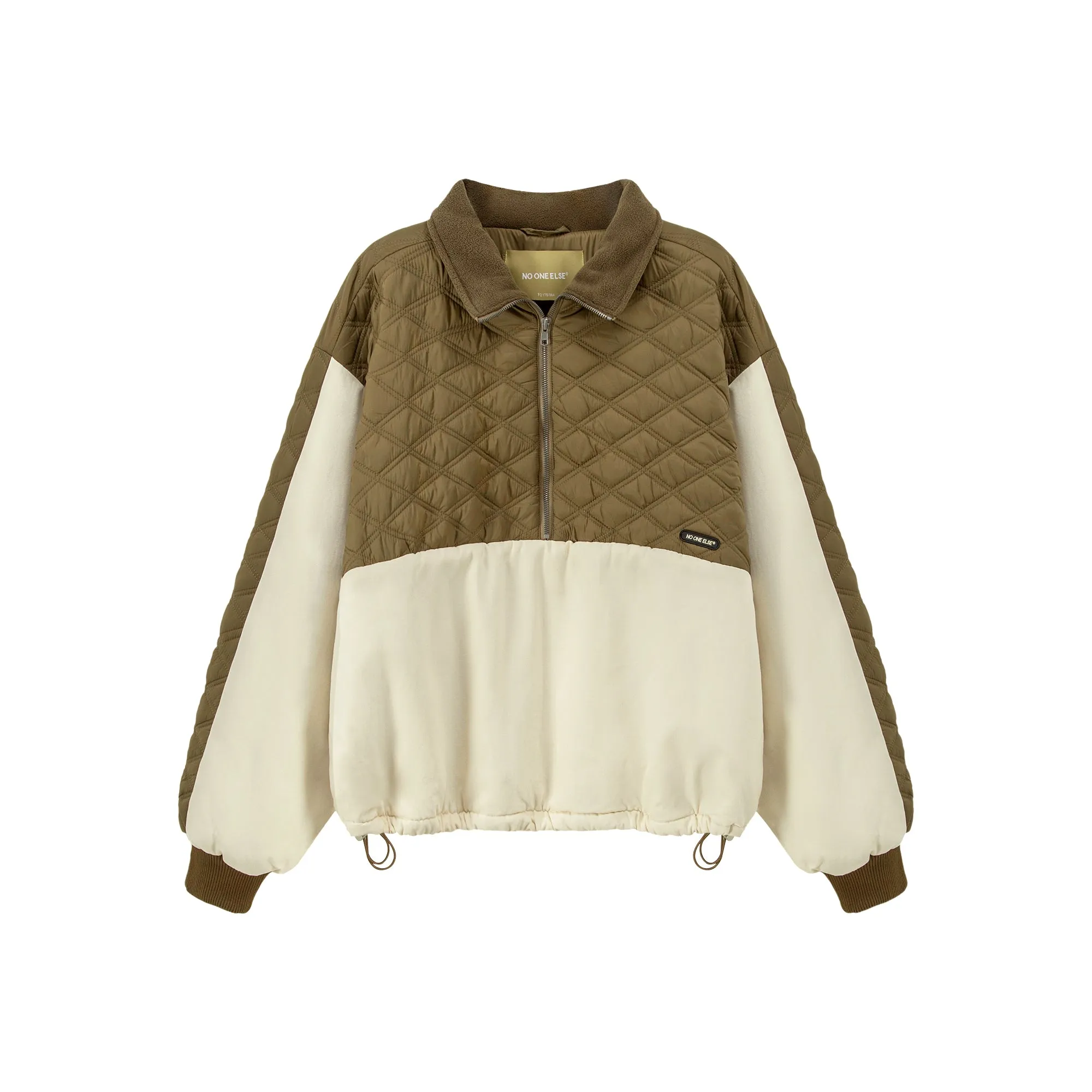 Quilt Padded Half Zip-Up Anorak