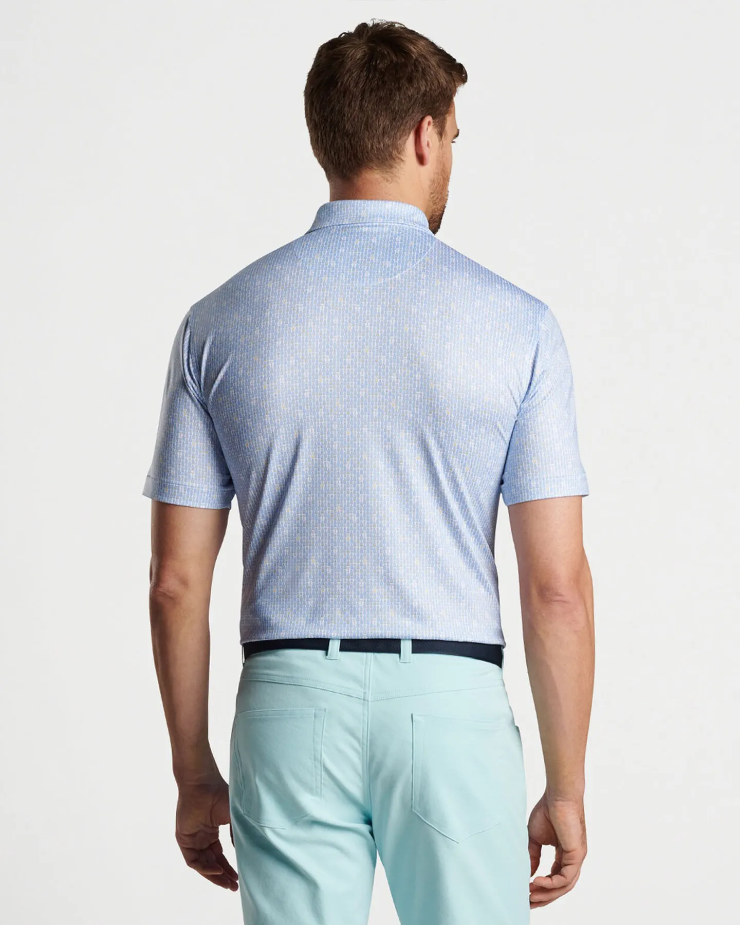 RAISE THE BAR PERFORMANCE JERSEY POLO - WHITE
