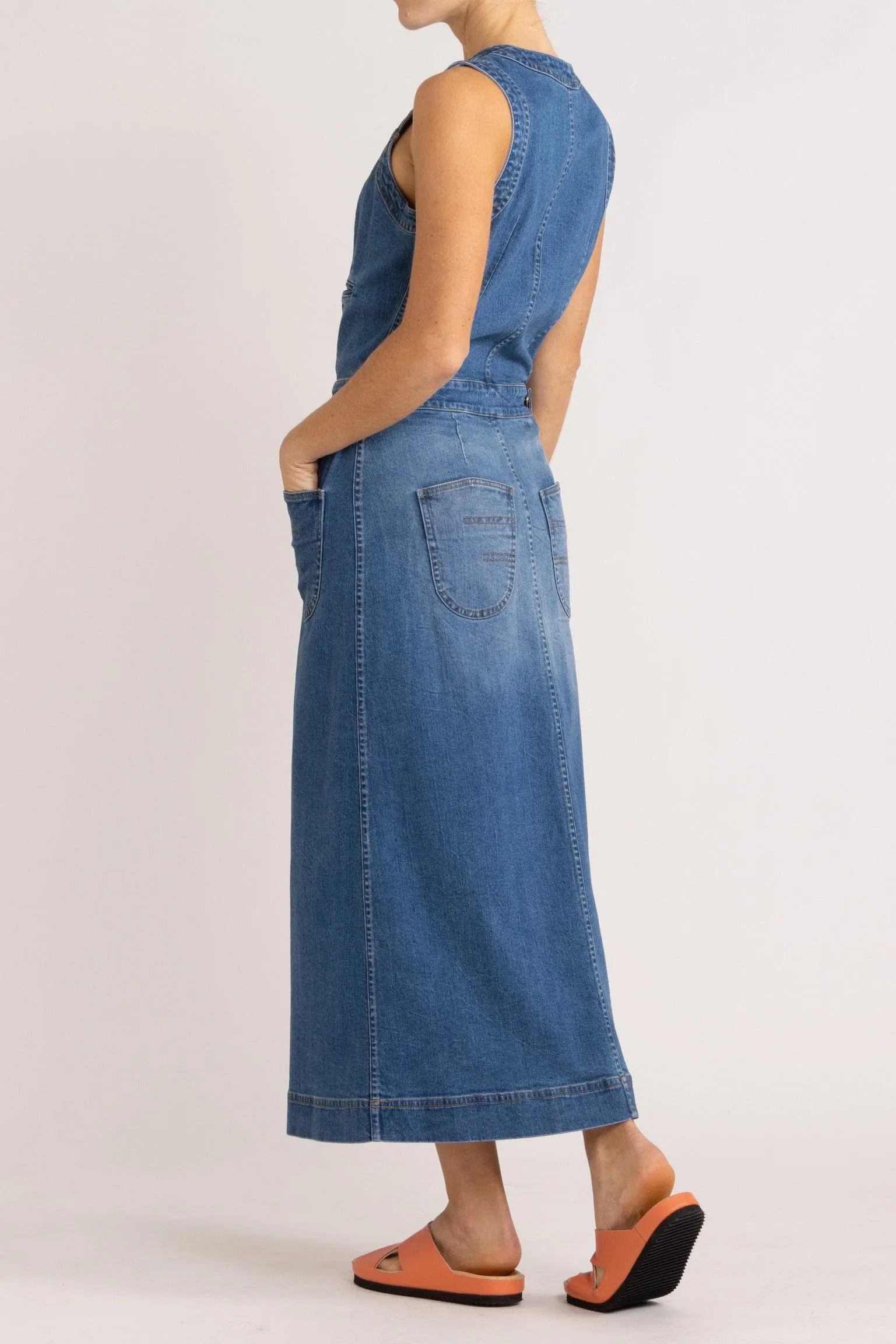 Raven Denim Sleeveless Dress