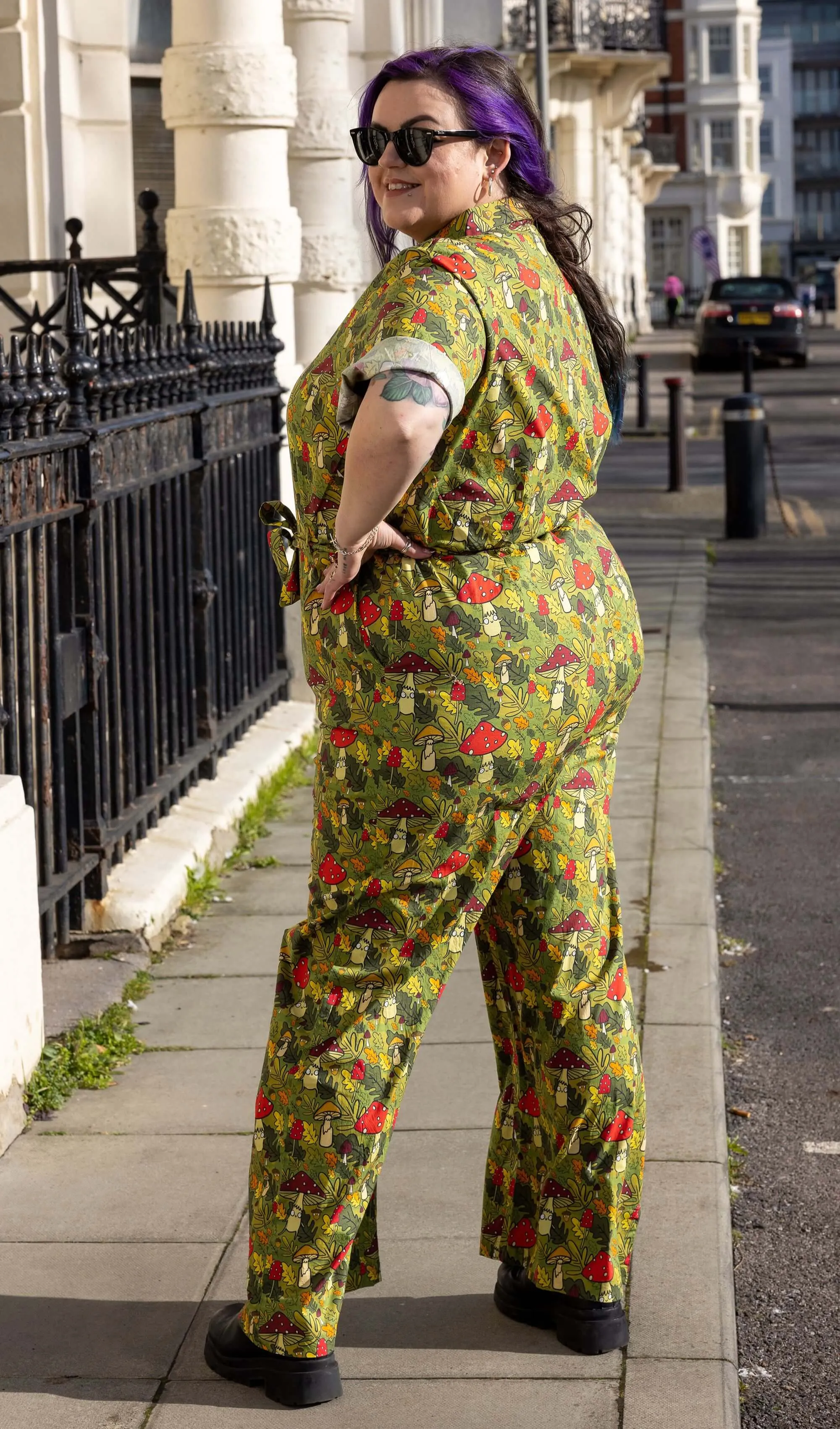 Run & Fly x Katie Abey Mushroom Boi's Jumpsuit