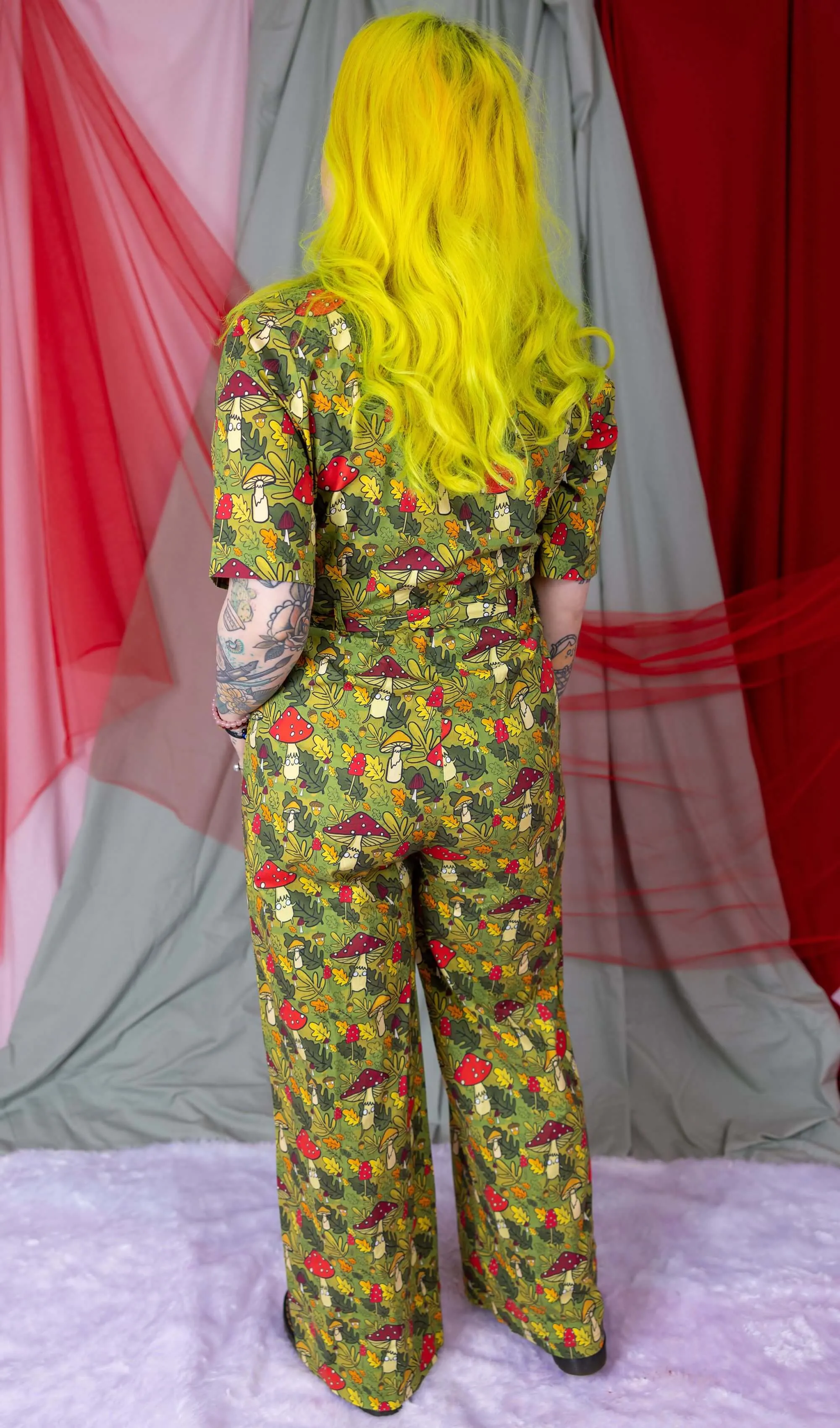 Run & Fly x Katie Abey Mushroom Boi's Jumpsuit