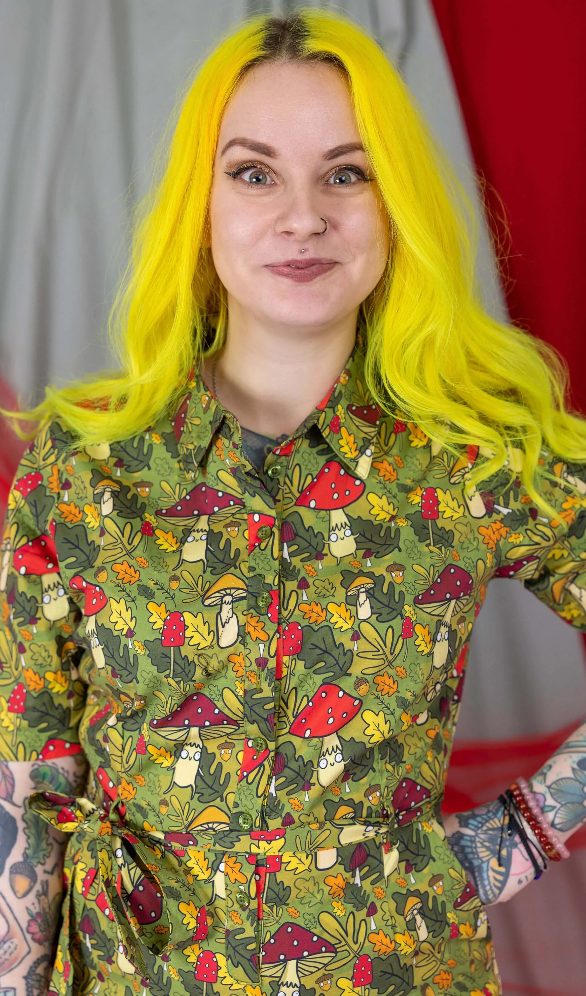 Run & Fly x Katie Abey Mushroom Boi's Jumpsuit