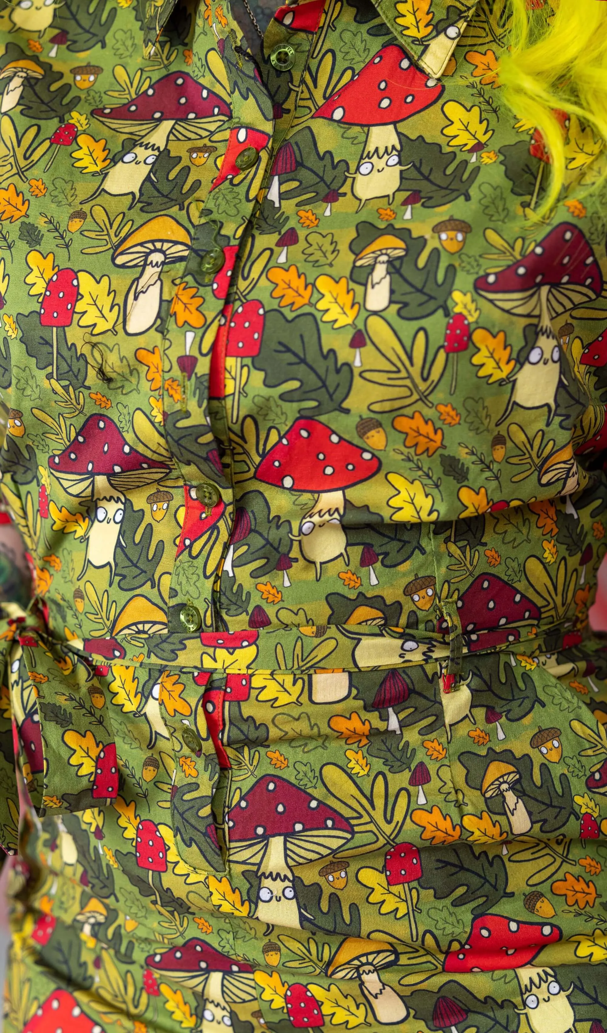 Run & Fly x Katie Abey Mushroom Boi's Jumpsuit