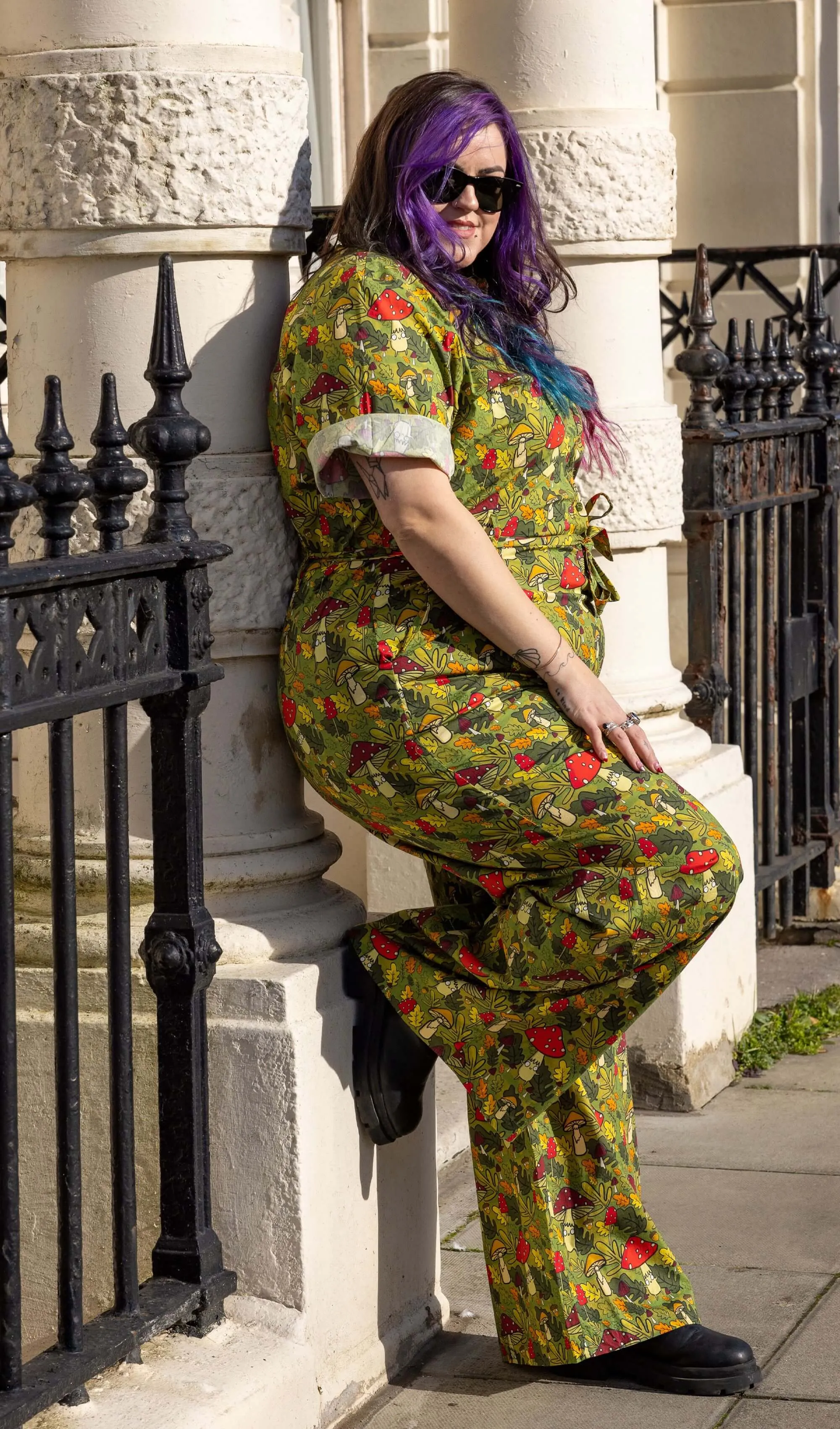 Run & Fly x Katie Abey Mushroom Boi's Jumpsuit