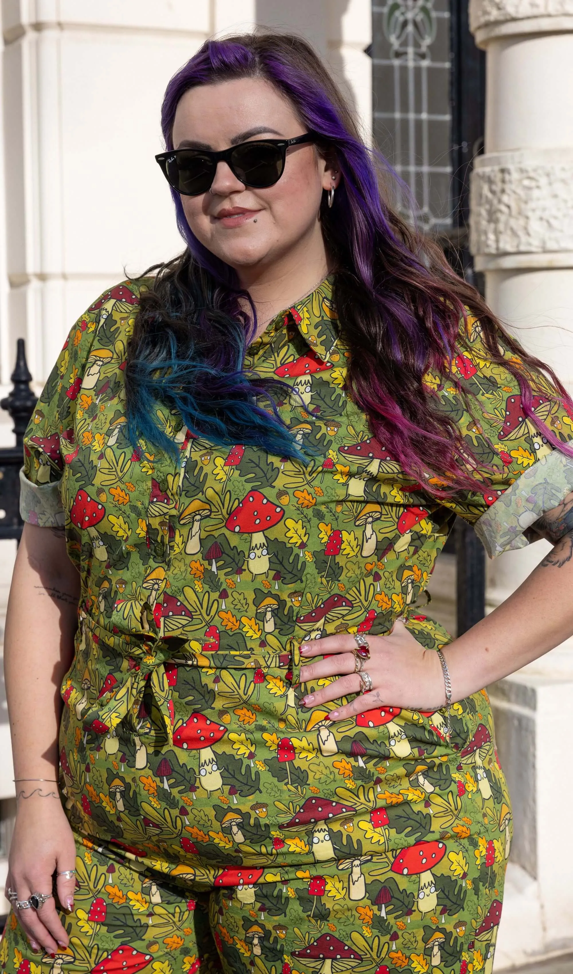 Run & Fly x Katie Abey Mushroom Boi's Jumpsuit