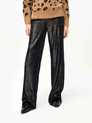 Soft Textured Straight Pants