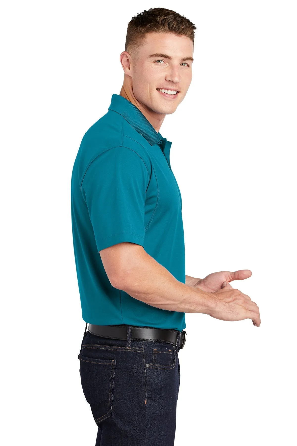 Sport-Tek Micropique Customized Sport-Wick Polos, Tropic Blue