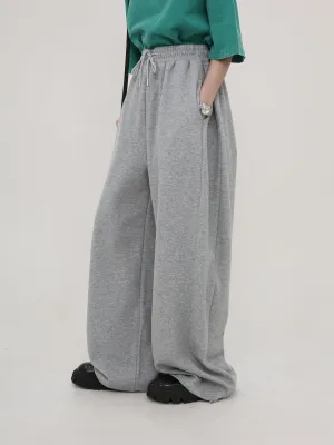 Straight leg sweat pants