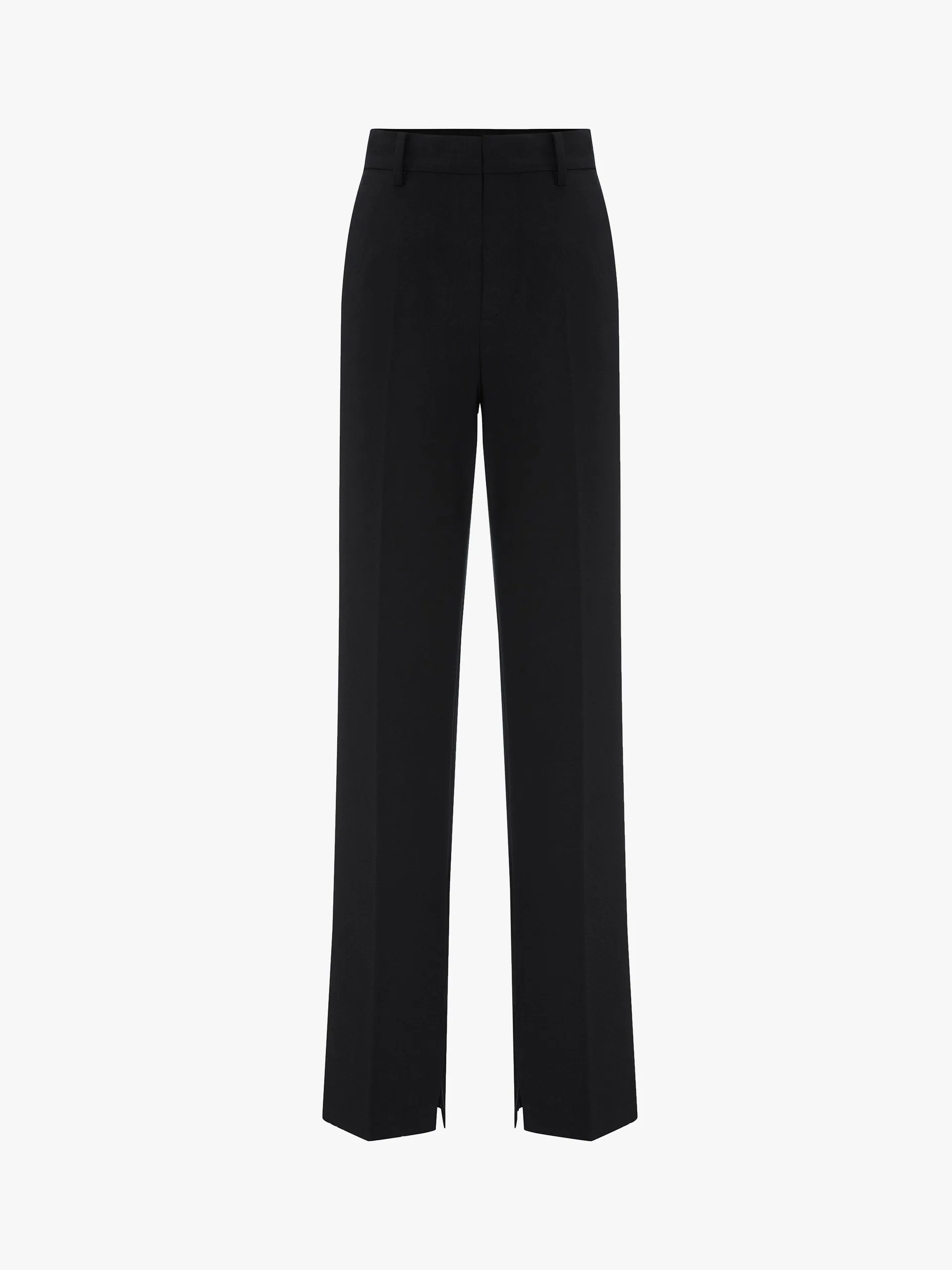 Straight Side Slit Suit Pants