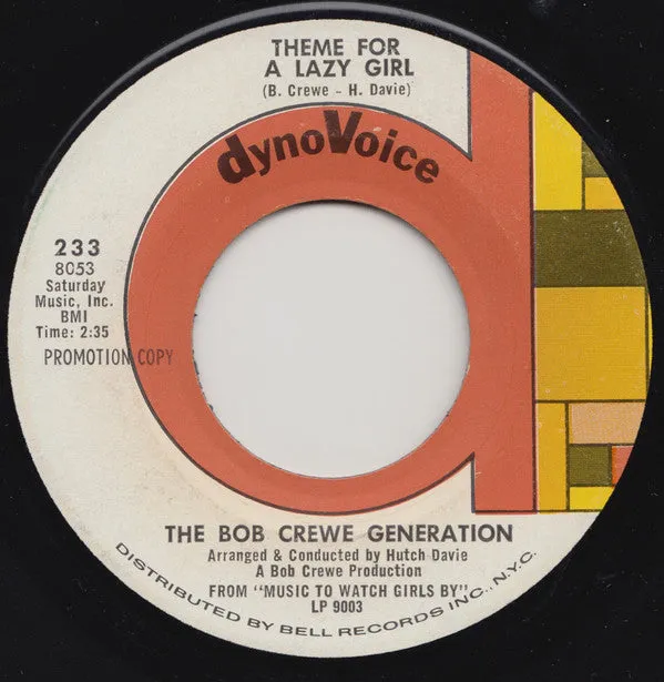 The Bob Crewe Generation - Mini Skirts In Moscow, Or... (7", Single, Promo) (VG )