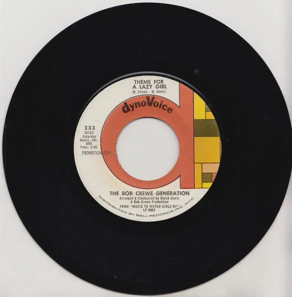 The Bob Crewe Generation - Mini Skirts In Moscow, Or... (7", Single, Promo) (VG )