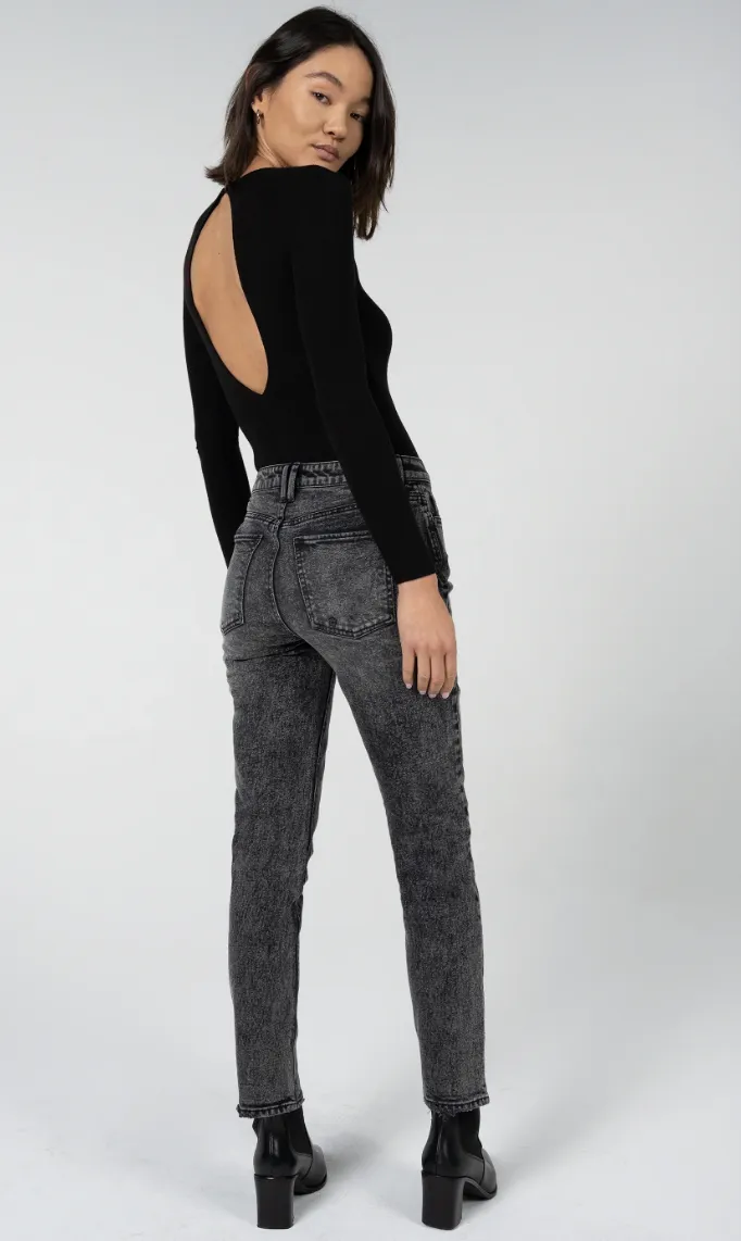 The Joan High Rise Cigarette Denim - Spry