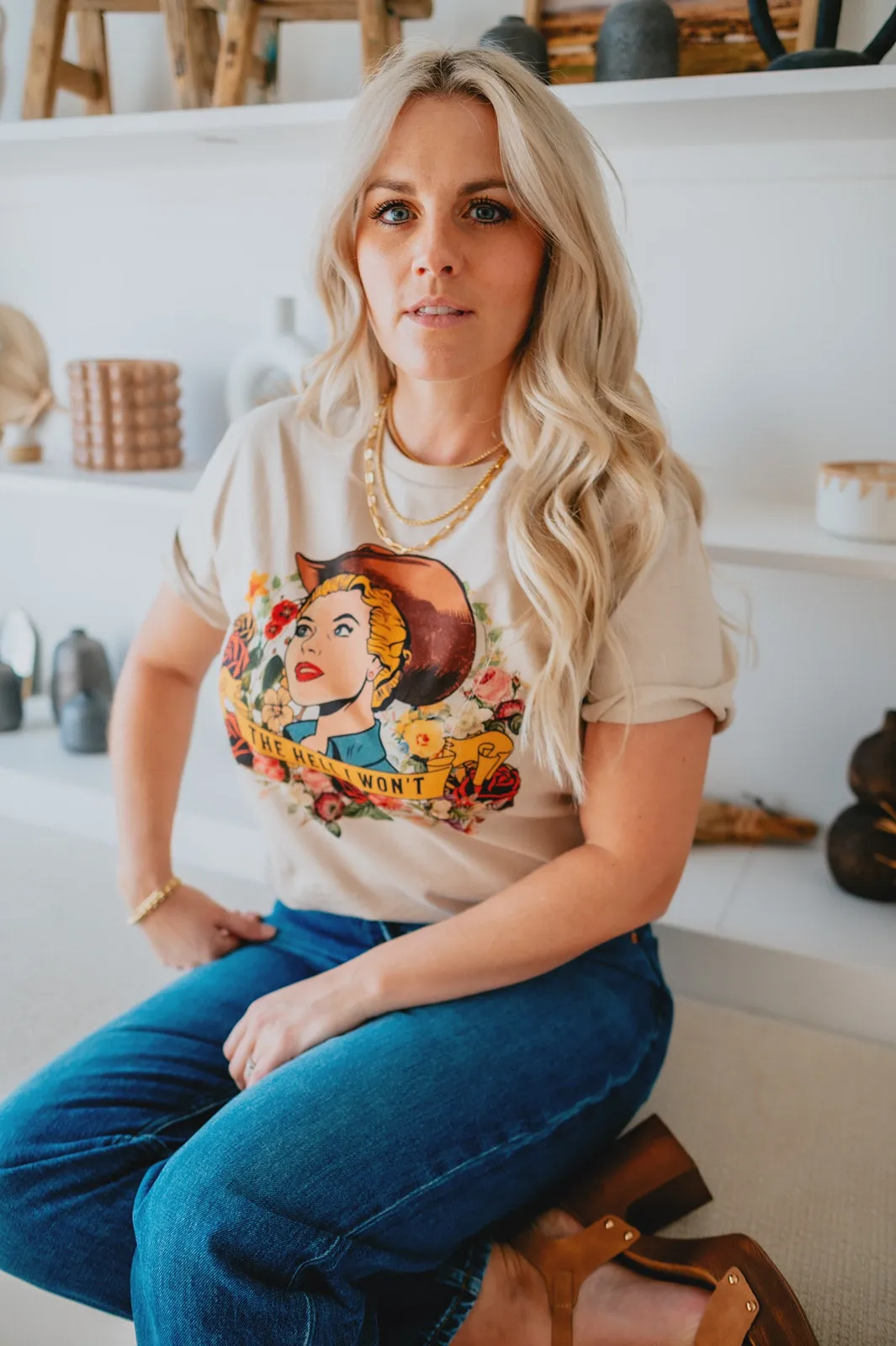 The Josie Mid Rise Crop Denim by ÉTICA - Frozen Wave