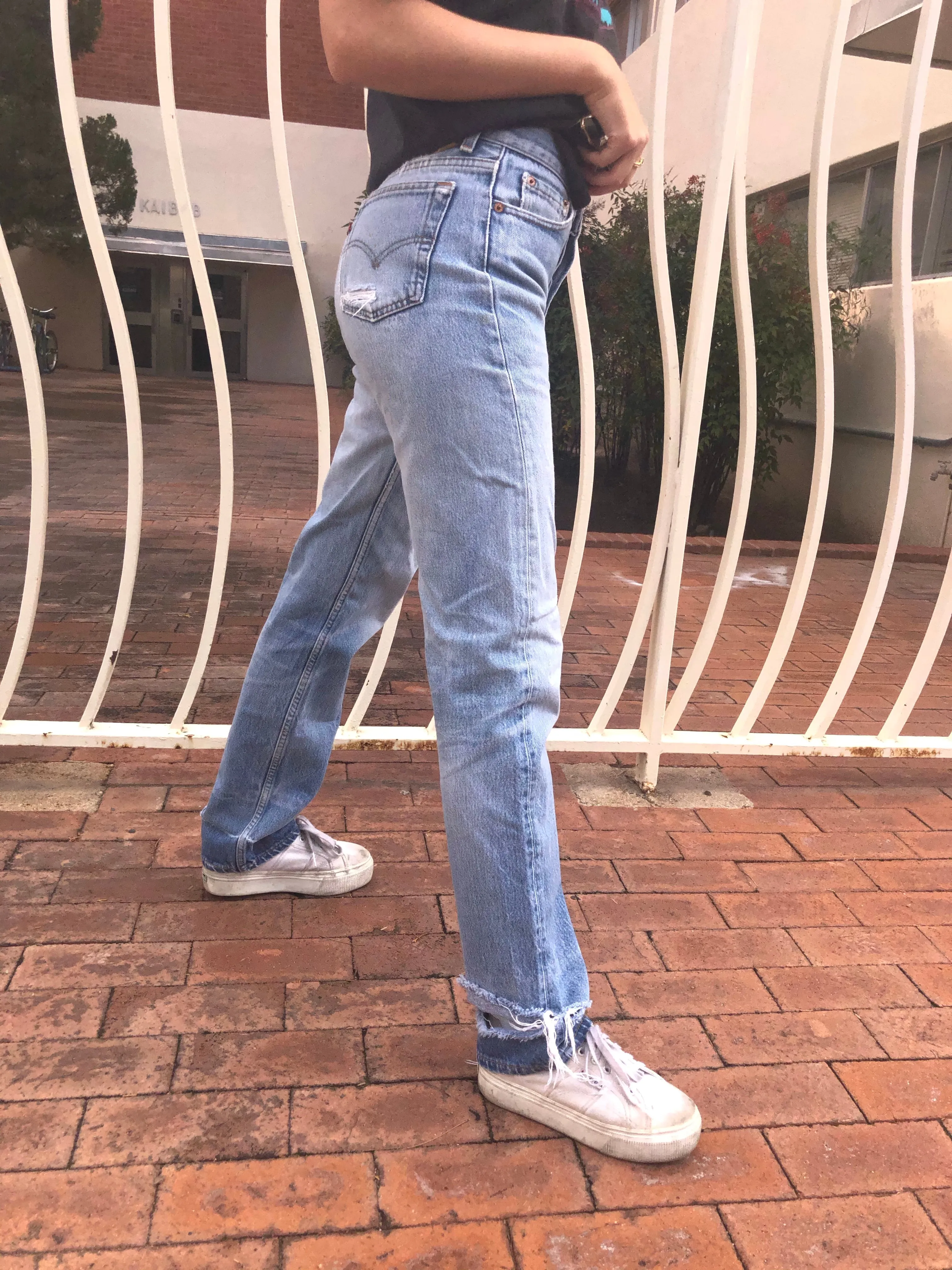 Torn Ankle Levis