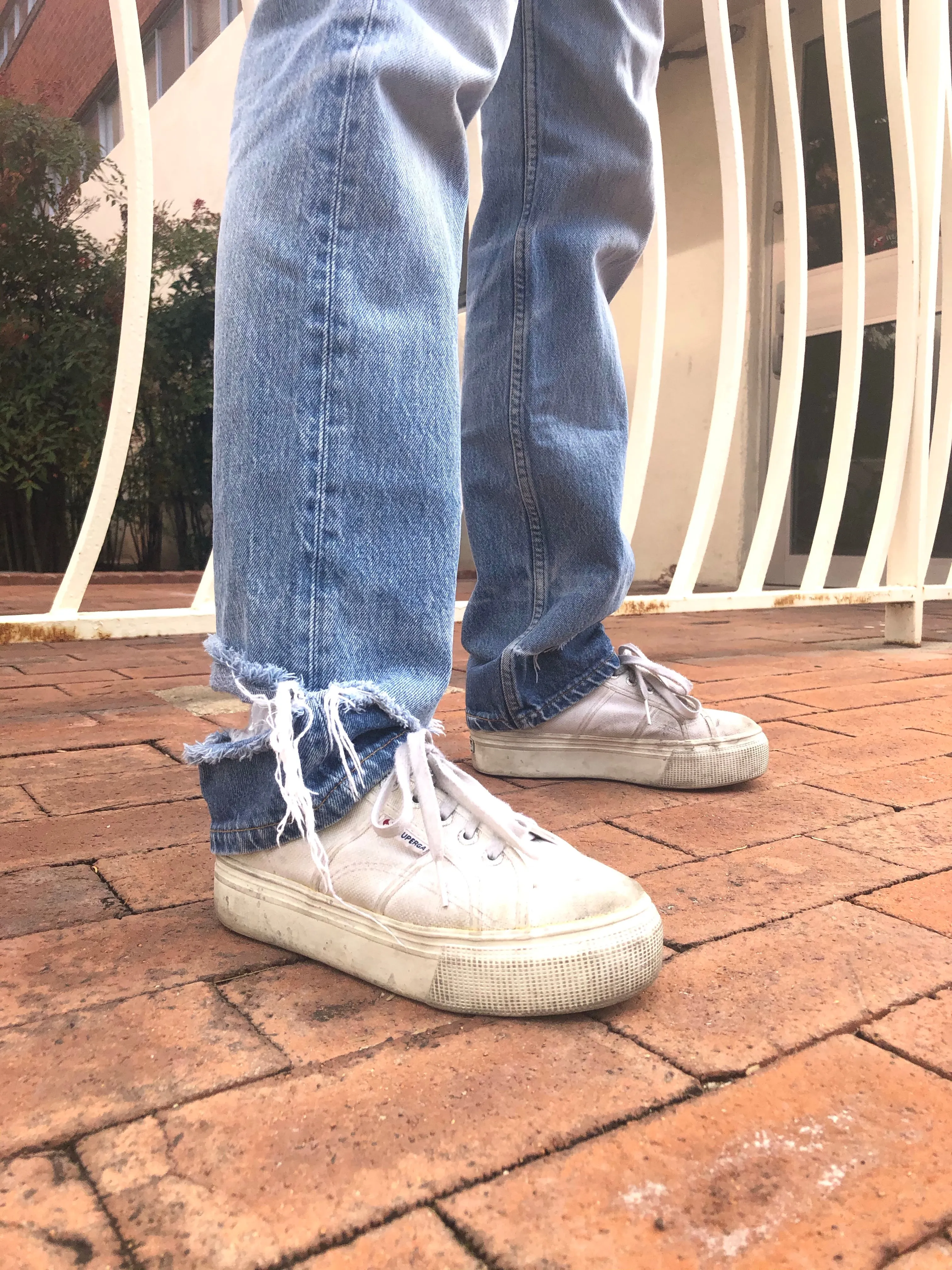 Torn Ankle Levis