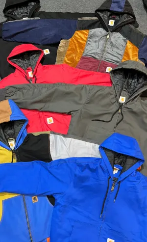 Vintage Carhartt Rework Style Hooded Jackets - MOQ 45 pcs