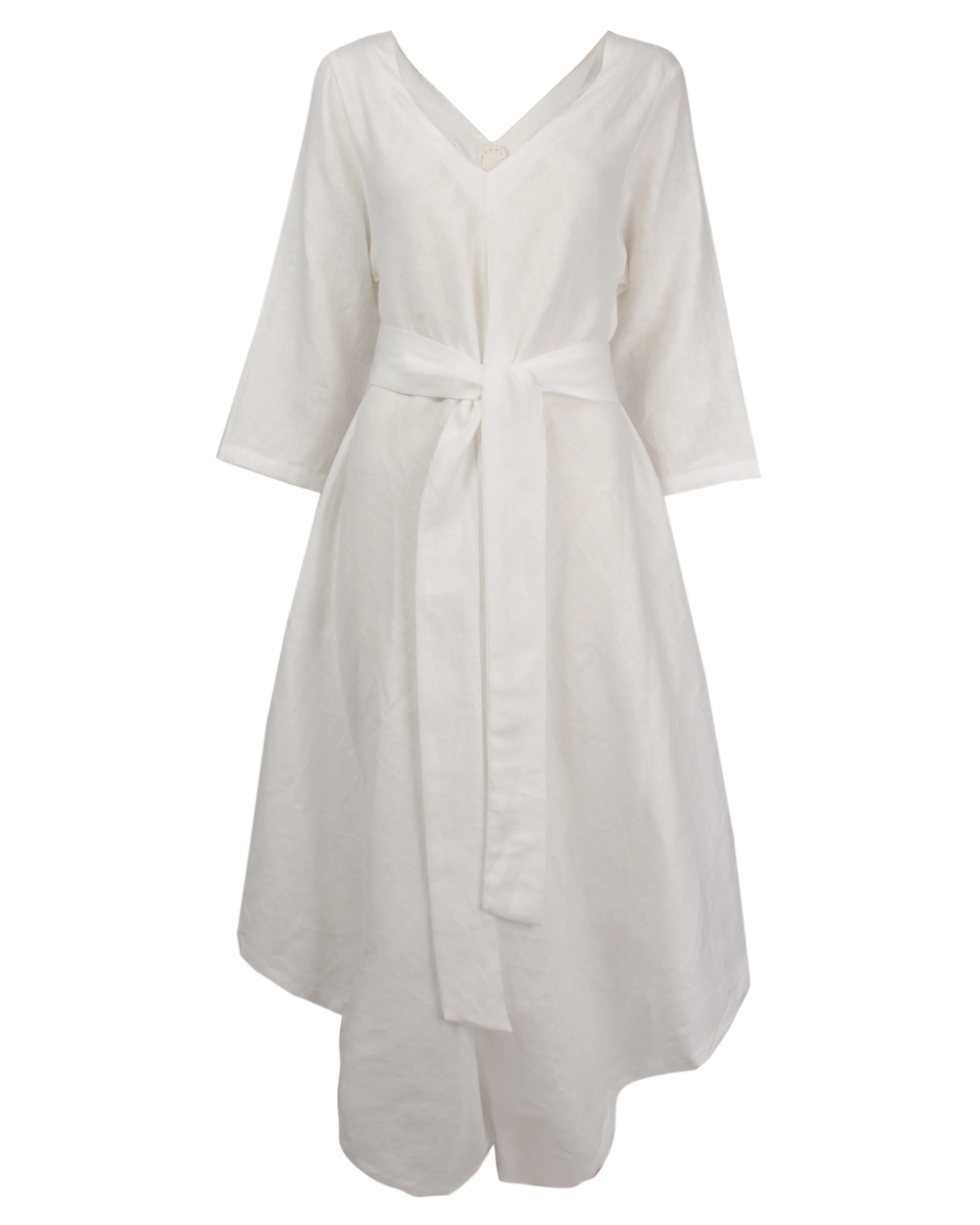 White Linen Jumpsuit