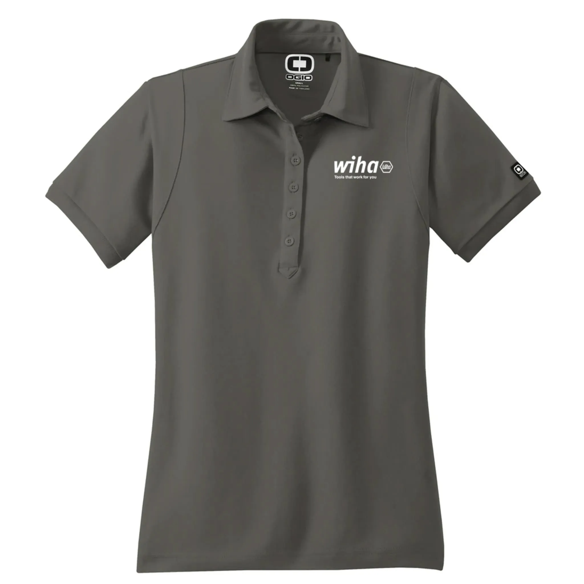 Wiha Women's Ogio Polo Grey Large