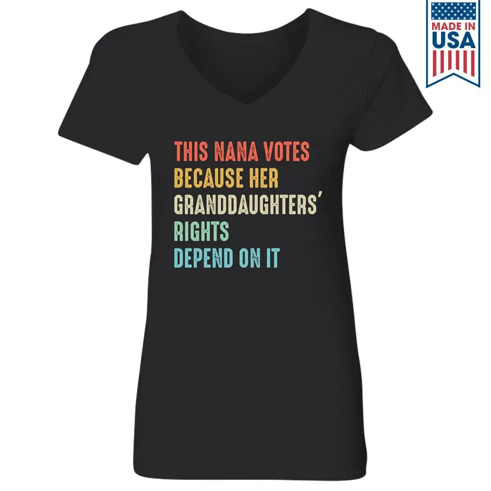 Women's V-neck T-shirt TSVB528
