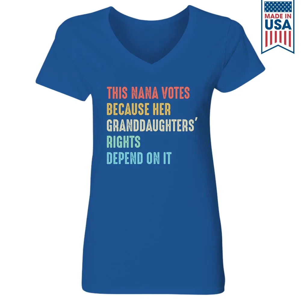 Women's V-neck T-shirt TSVB528