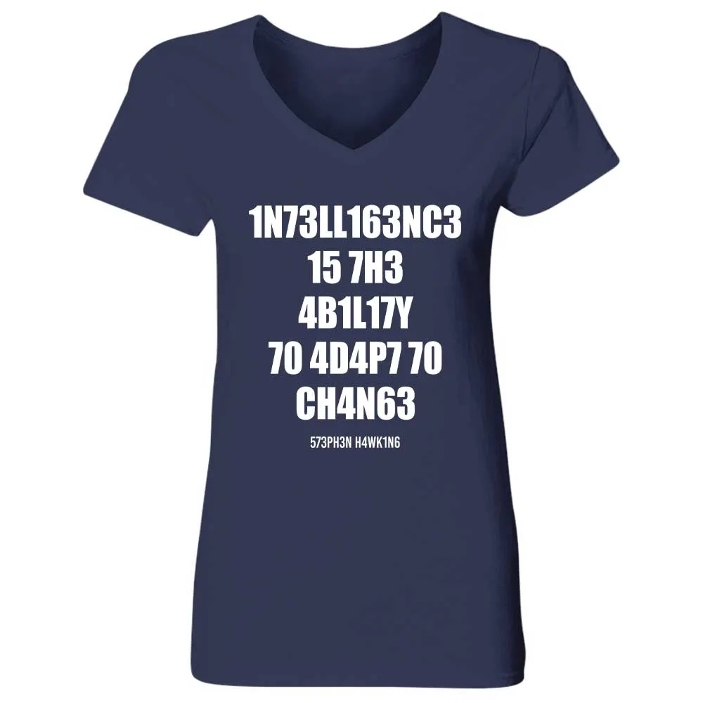 Women's V-neck T-shirt TSVB732