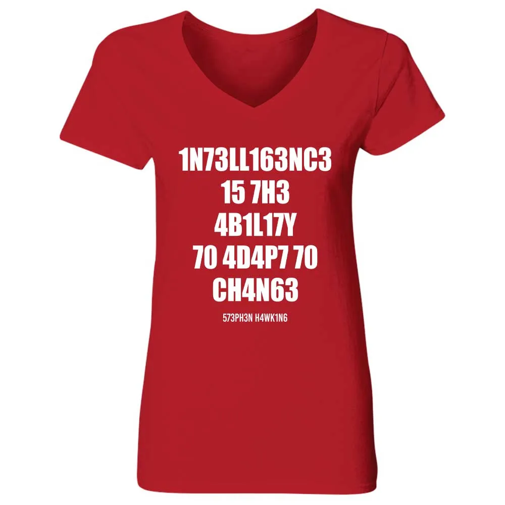 Women's V-neck T-shirt TSVB732