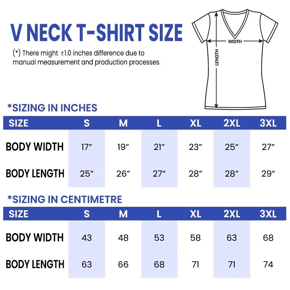 Women's V-neck T-shirt TSVB732