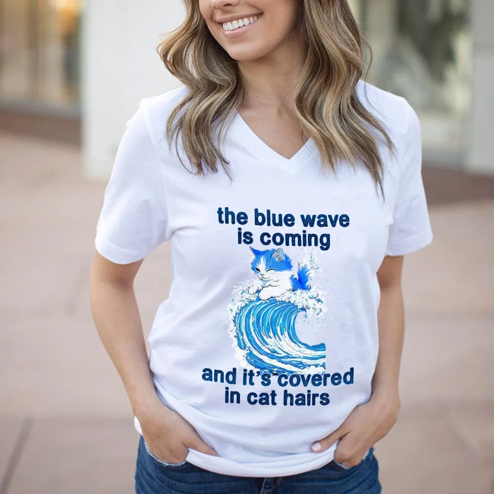 Women's V-neck T-shirt TSVW691