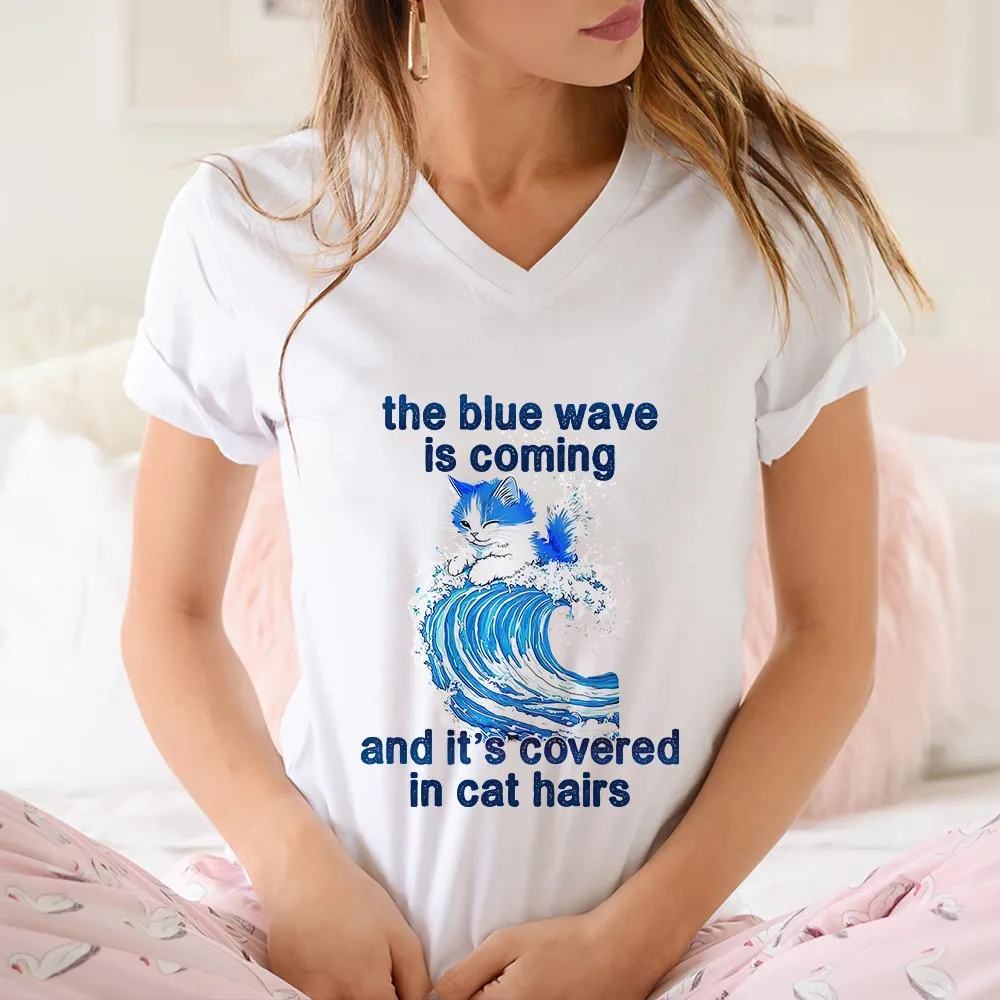 Women's V-neck T-shirt TSVW691