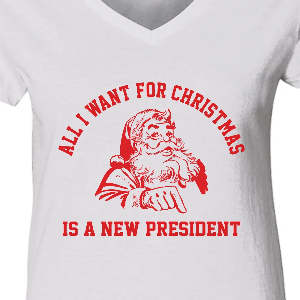 Women's V-neck T-shirt TSVW709