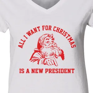 Women's V-neck T-shirt TSVW709